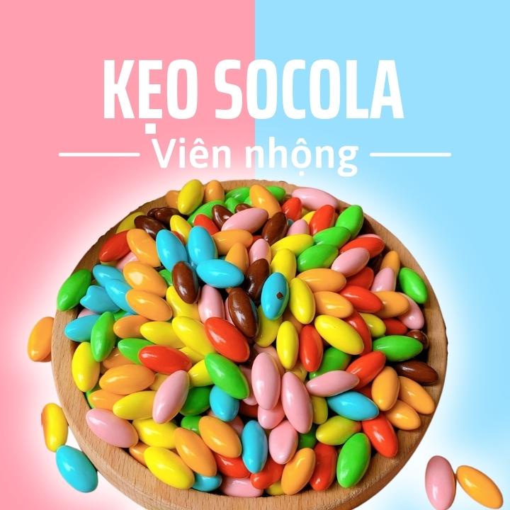 1kg kẹo nhộng socola lon pet