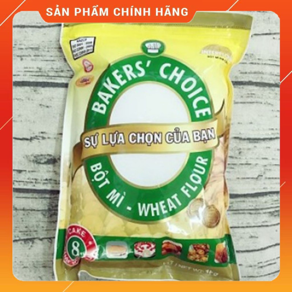 Bột Mì Baker’S Choice Số 8 gói 1kg - Bột Mềm Làm Bánh Bông Lan Gato