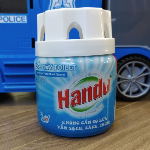 Cốc thả bồn cầu tẩy xanh khử mùi diệt khuẩn Hando 200g - Chai thả bồn cầu - Cốc thả toilet HLS888
