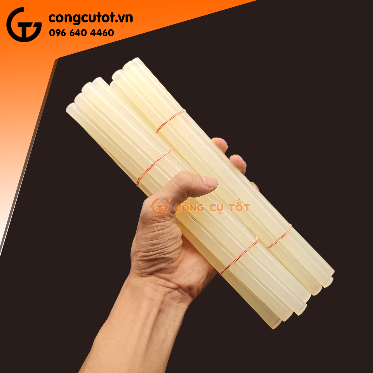20 cây keo nến trắng trong loại to Φ10x240mm