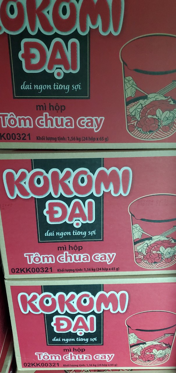 Mì ly kokomi thùng 24 ly