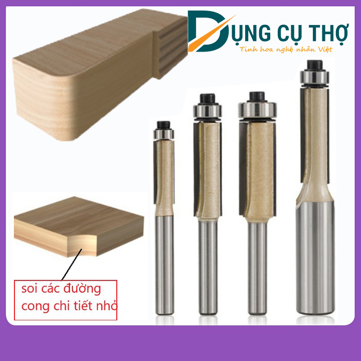 [Hàng Chính Hãng]❌FREE SHIP❌Mũi soi gỗ,lấy nền,phay rãnh,gọt cạnh cao cấp Tideway chuyên dùng để gia công mặt phẳng gỗ có đường cong uốn lượn