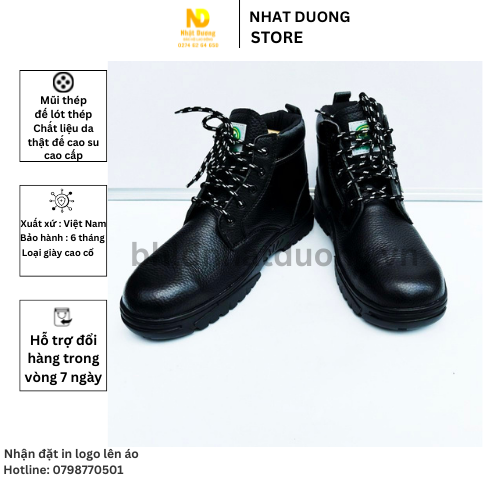 Giày bảo hộ lao động nam, Giày bảo hộ lao động cổ cao dragon 3B