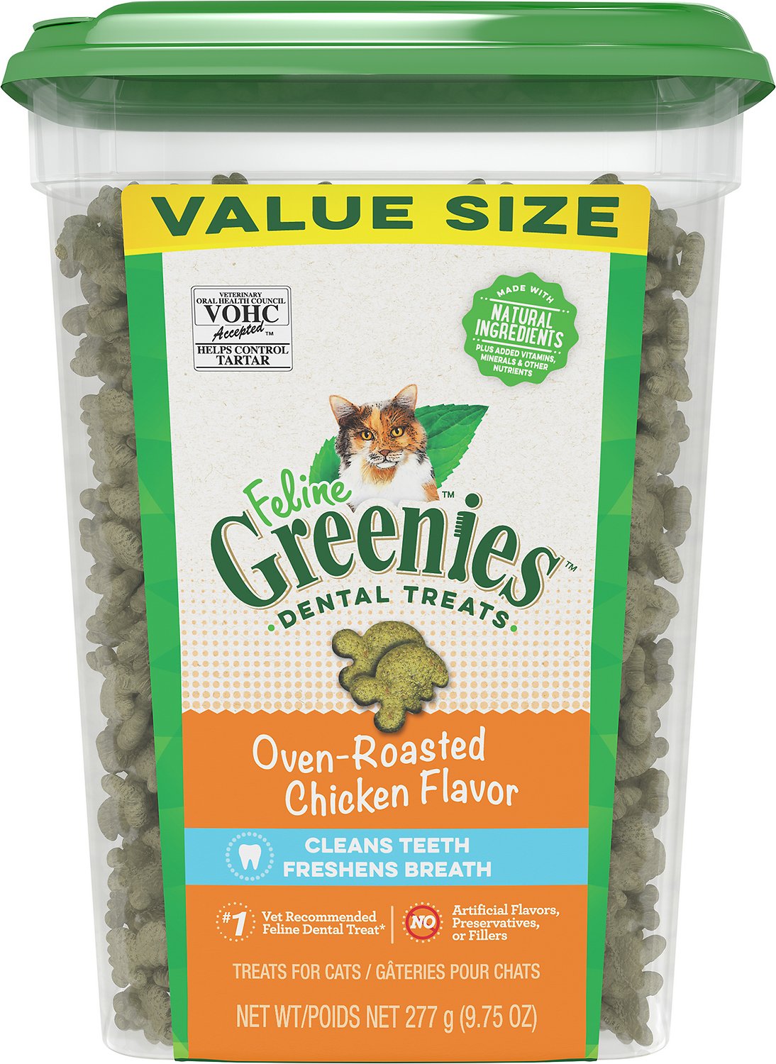 Bánh thưởng sạch răng cho mèo Greenies hộp 9.75oz