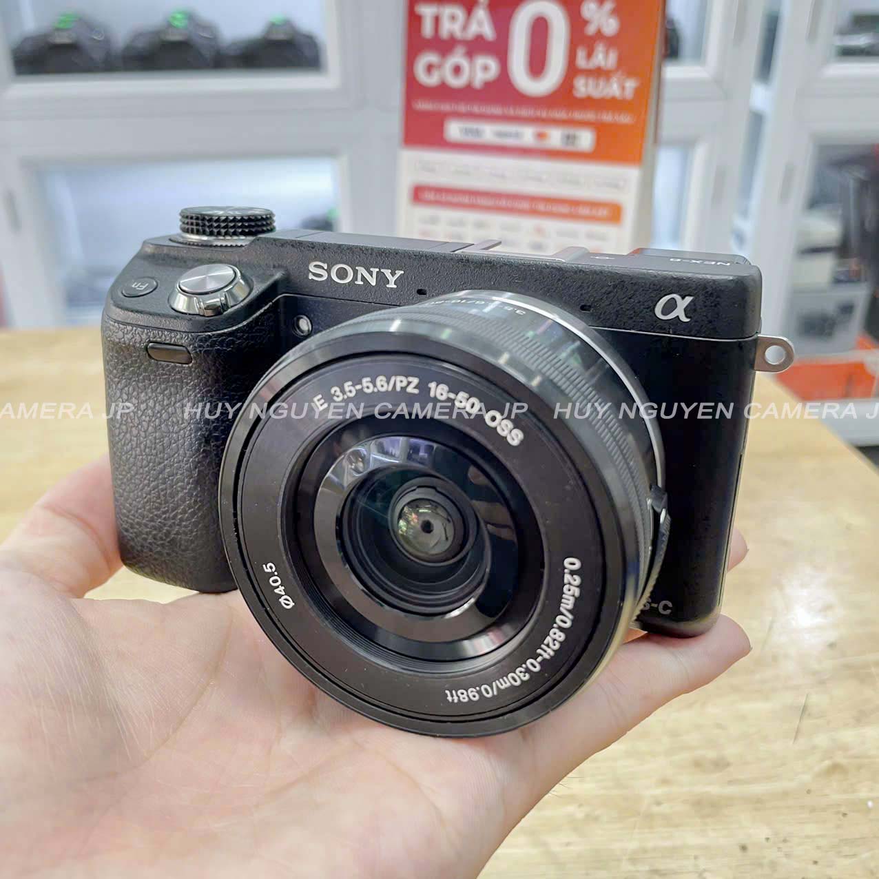 MÁY ẢNH SONY NEX 6 WIFI Đẹp 99% , Ống kính Sony 16 50 OSS  . 16 Megapixel  , QUAY PHIM FULL HD. Sony NEX-6