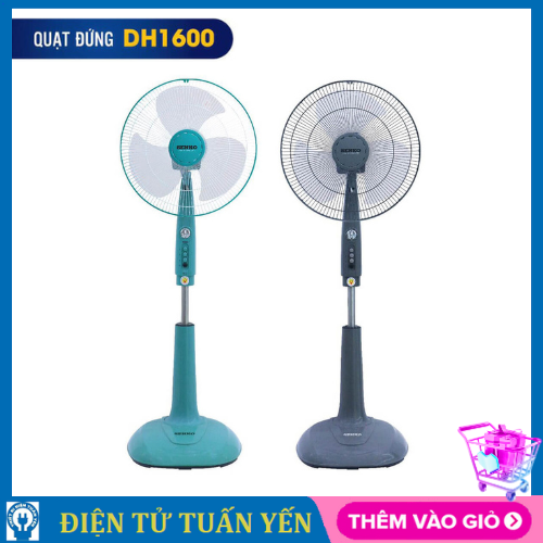 Quạt đứng Senko DH1600 có chức năng hẹn giờ, công suất 47W cực mát tiện lợi cho mọi gia đình - Hàng chính hãng