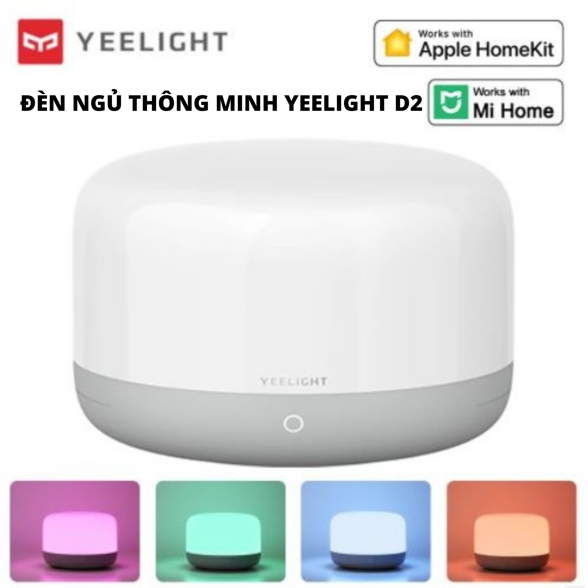 ĐÈN LED ĐẦU GIƯỜNG/ ĐÈN NGỦ THÔNG MINH YEELIGHT YLCT01YL - HỖ TRỢ APPLE HOMEKIT – BẢN QUỐC TẾ - NHẬP KHẨU CH