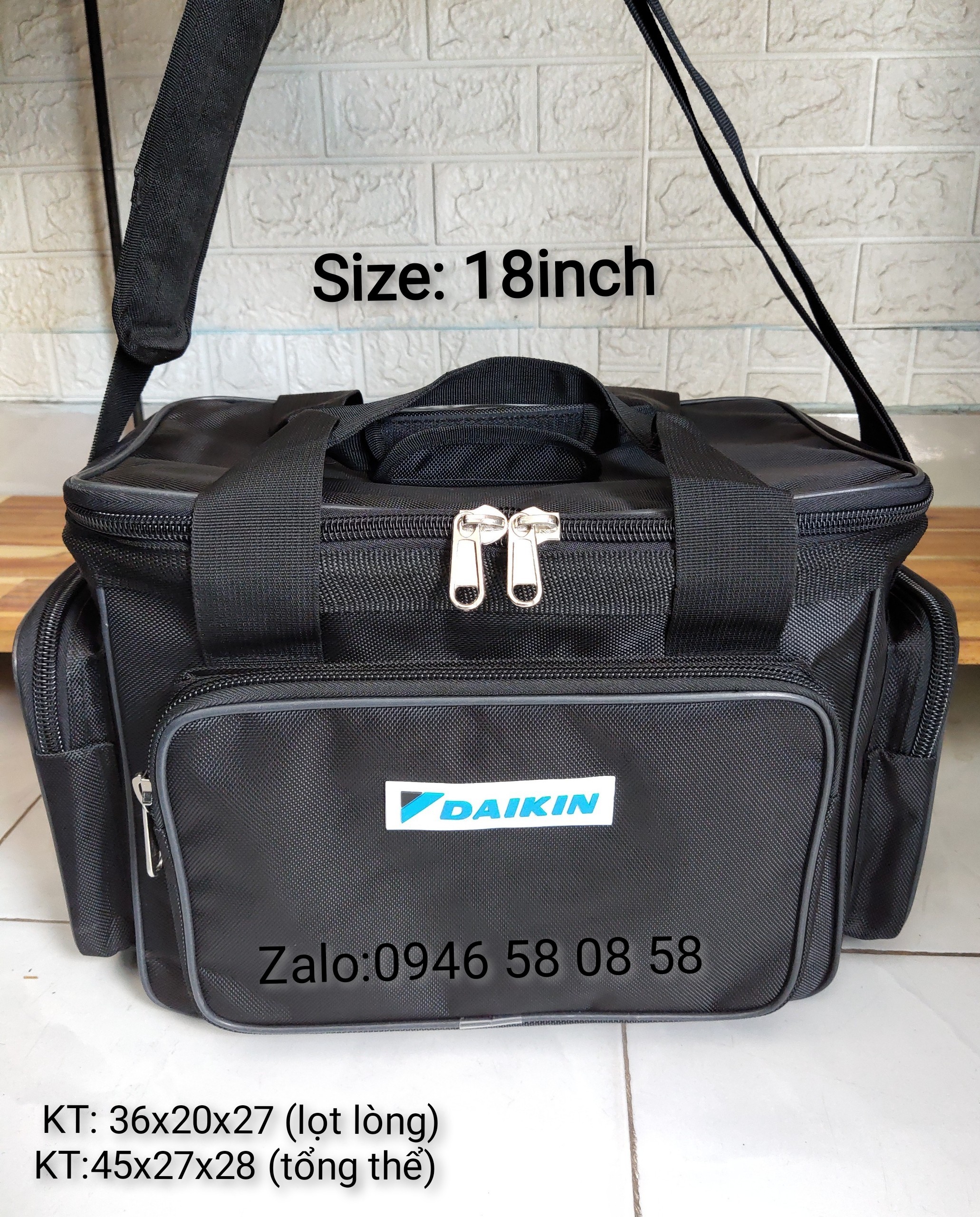Túi đựng đồ nghề DK-VIP Black-18inch dầy cao cấp