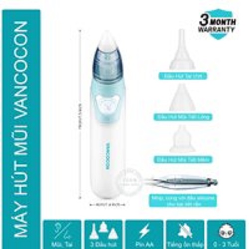 Dụng cụ vệ sinh mũi, tai cho bé Vancocon