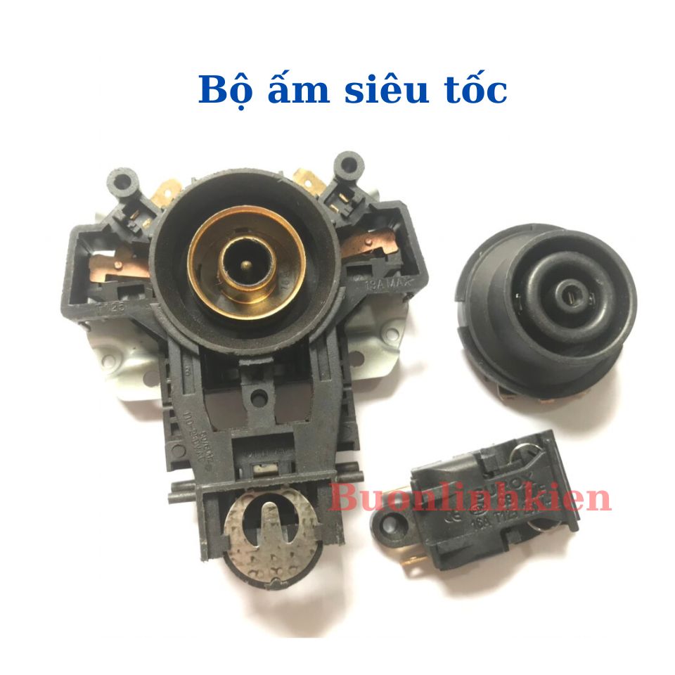 Công tắc và đế ấm siêu tốc loại dài- Bộ 3 món