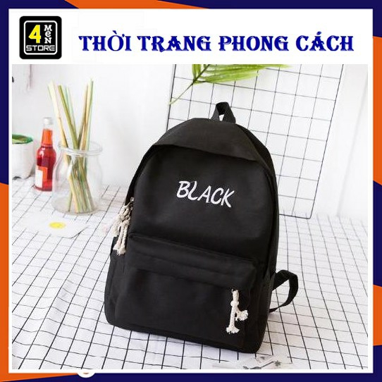 ⚡ Bán Chạy ⚡ Balo Thời Trang Phong Cách Hàn Quốc Black -