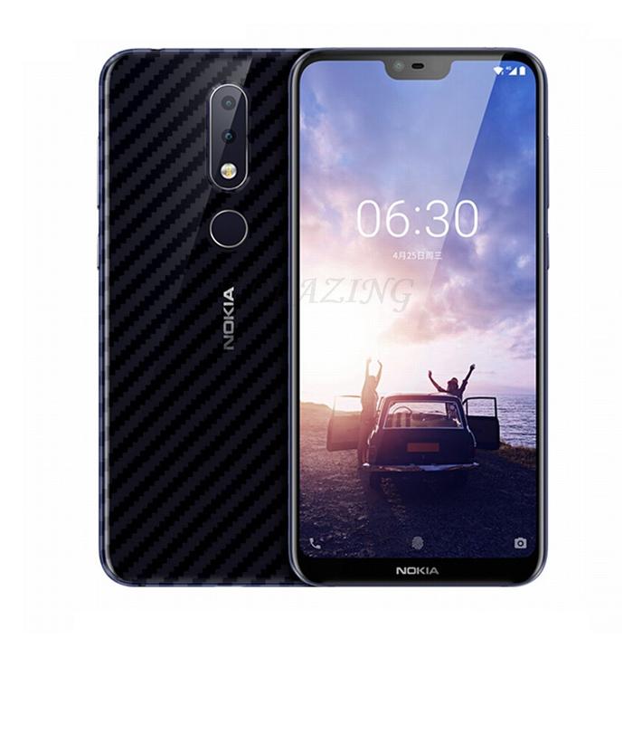 Combo 3 tấm dán lưng mặt sau vân Carbon 3D trong suốt cho điện thoại Nokia X6 , Nokia 6.1 Plus