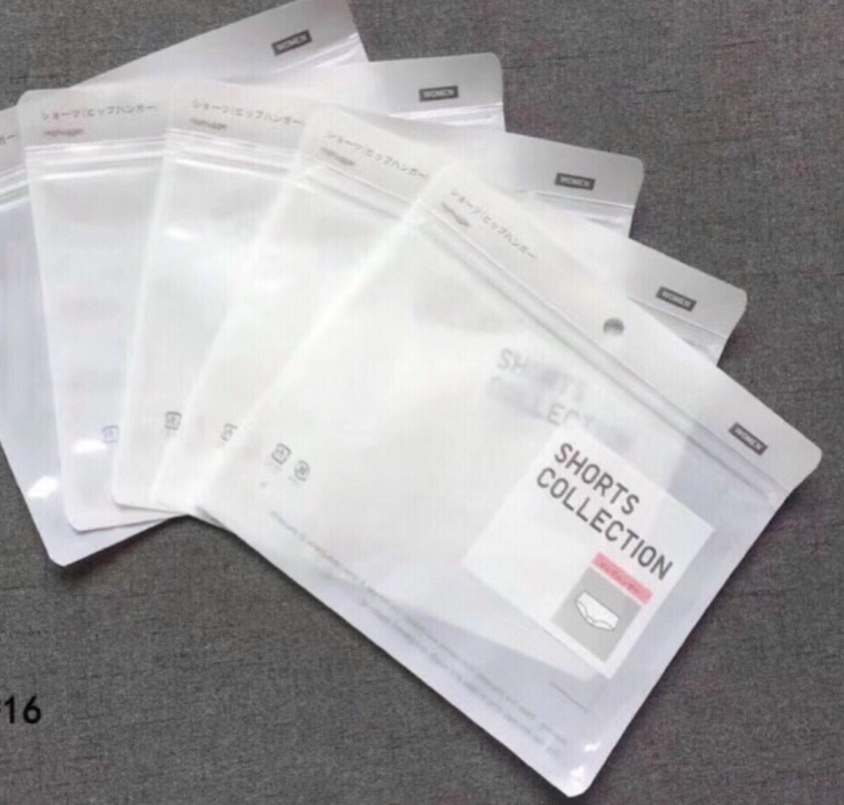 Combo 10 túi zip đựng đồ sạch, đựng quần áo lót
