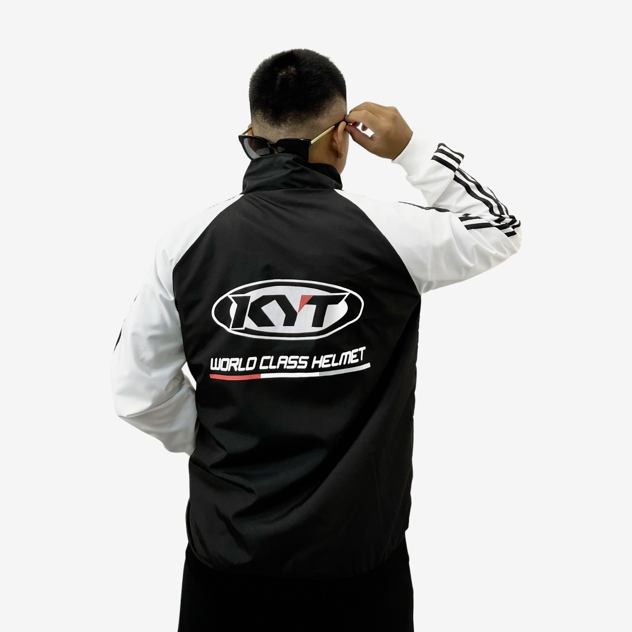 Áo khoác dù KYT nam nữ form rộng cổ đứng chất liệu dù gió 2 lớp cao cấp đang hót hiện nay _ DOMEN AK 99