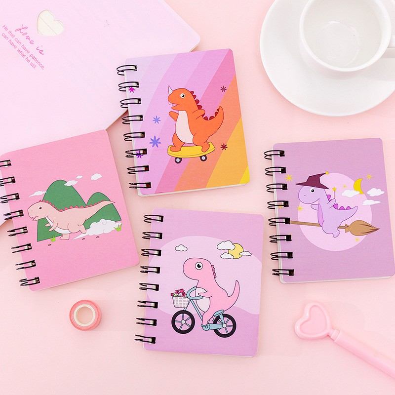 Sổ tay mini a7 hình khủng long xinh xắn, nhỏ nhắn, đáng yêu