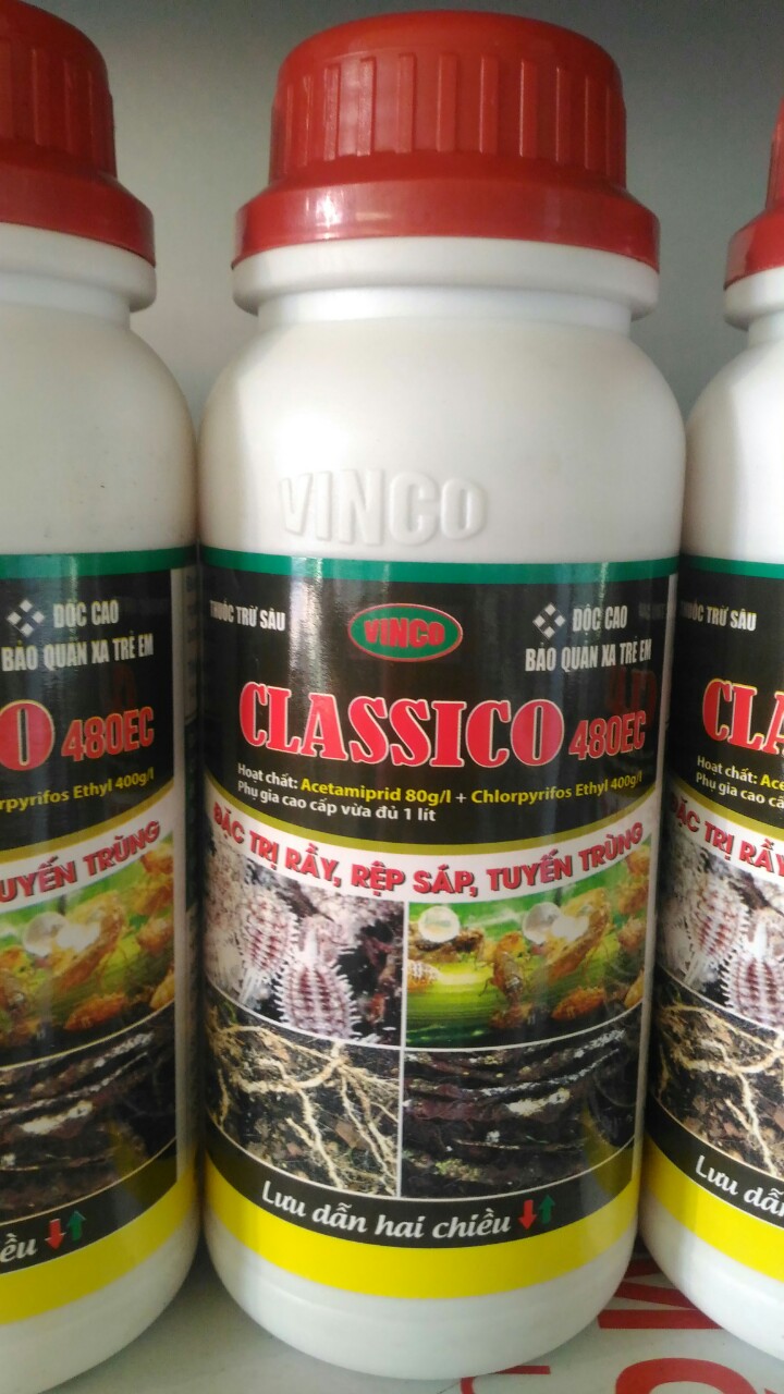 [ RỦ BỎ NỖI LO RẦY RỆP] Thuốc trừ sâu lưu dẫn 2 chiều trừ rầy rệp, tuyến trùng, nhện đỏ- Classico 480 EC 450ml có quà tặng kèm
