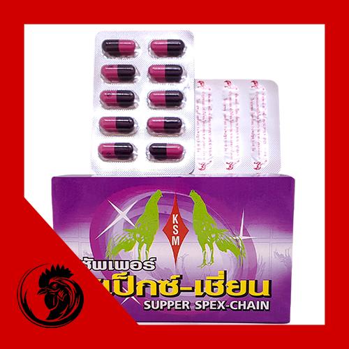 KÍCH THÍCH MỌC LÔNG GÀ ĐÁ CHÍNH HÃNG THÁI LAN - Vỉ 10 viên