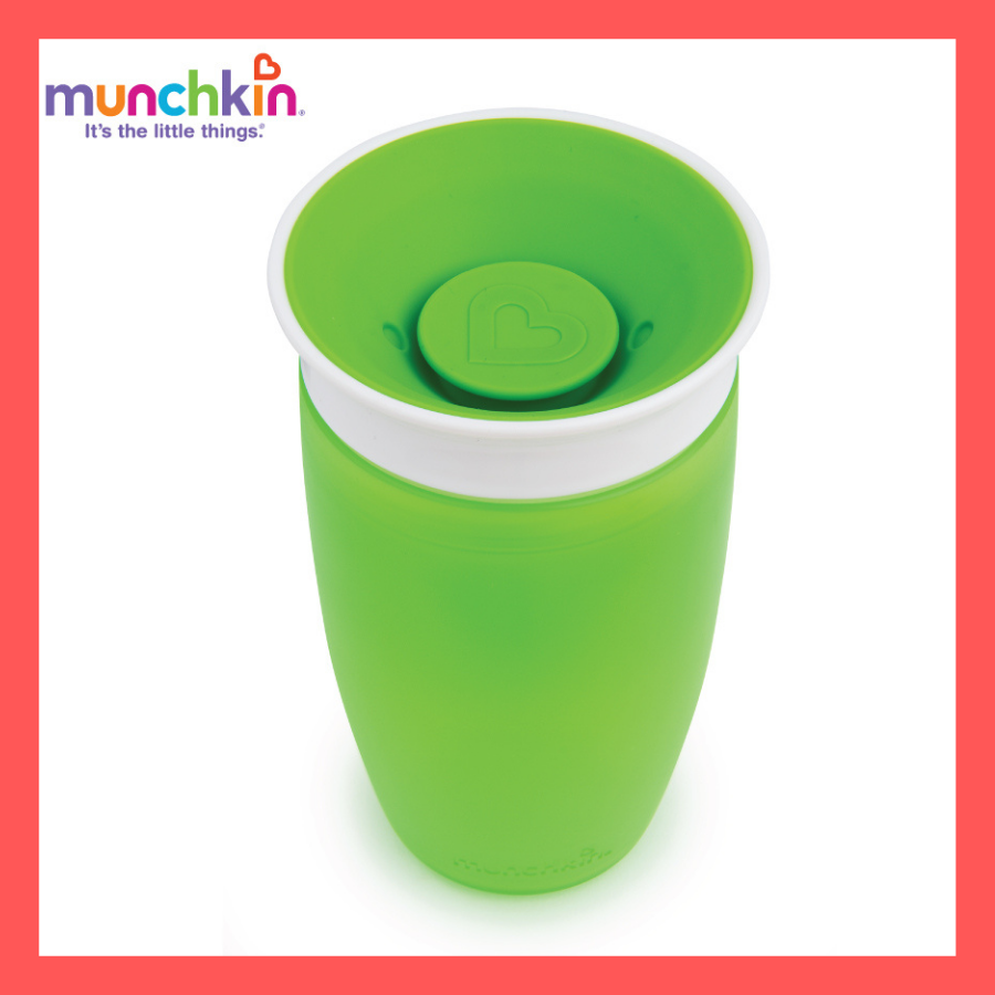 Cốc tập uống munchkin của mỹ 360 độ, cỡ lớn 296ml mk44142