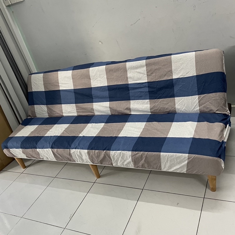 Vải ga bọc ghế sofa giường - sofa bed thông minh - ga nệm 2m x 1m hình caro