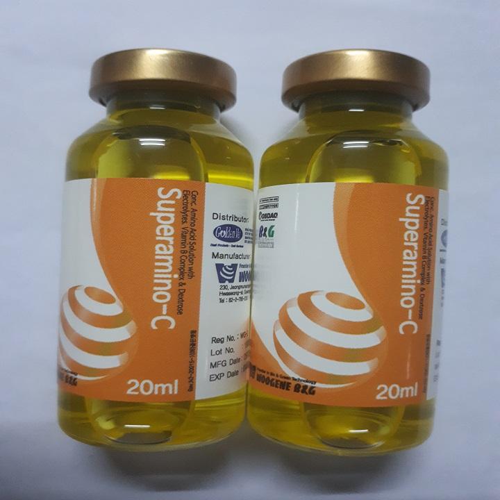 02 lọ Superamino-C trợ lực cho gà đá_lọ 20ml