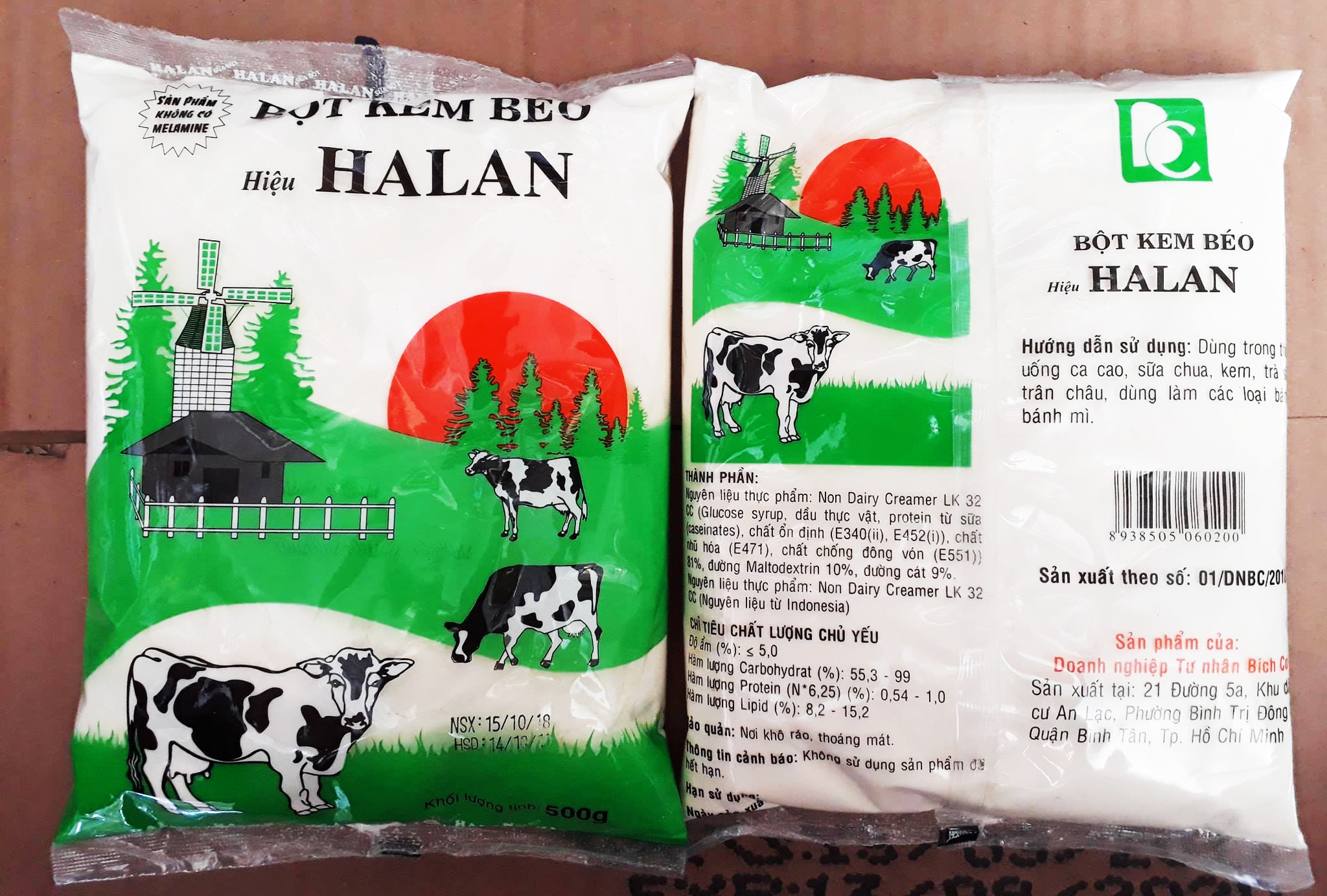 Bột kem béo pha trà sữa hà lan gói 500g