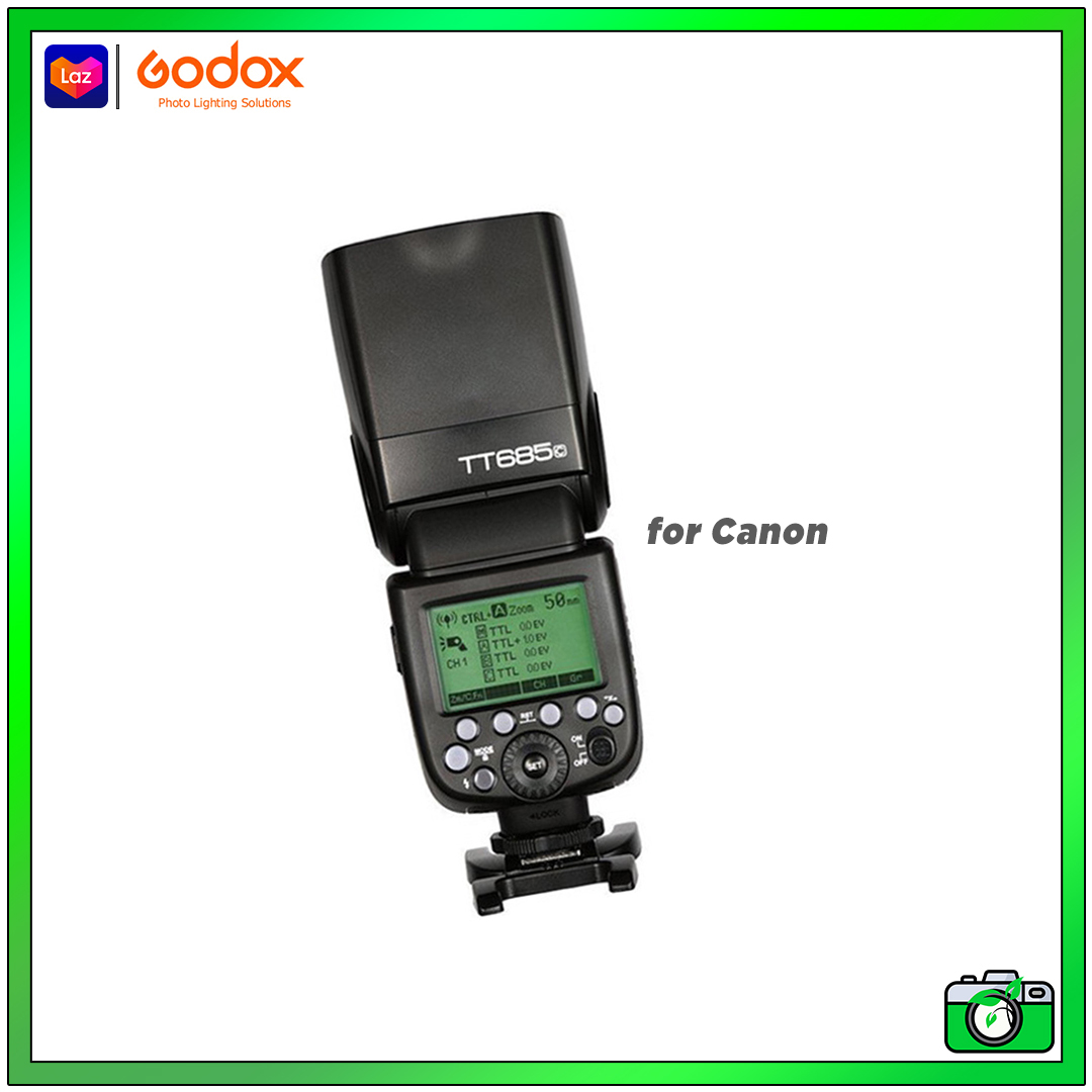 Đèn flash godox tt685 cho canon - tặng skin dán đèn tùy chọn