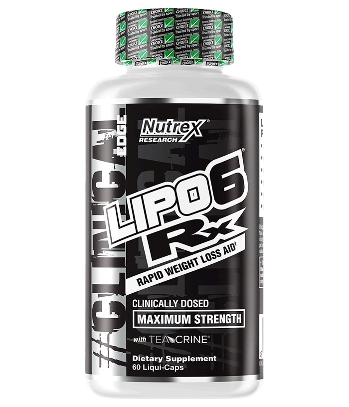 Fat burner - nutrex research - lipo6 rx - 60 liqui-caps - hỗ trợ giảm cân đốt mỡ - từ mỹ