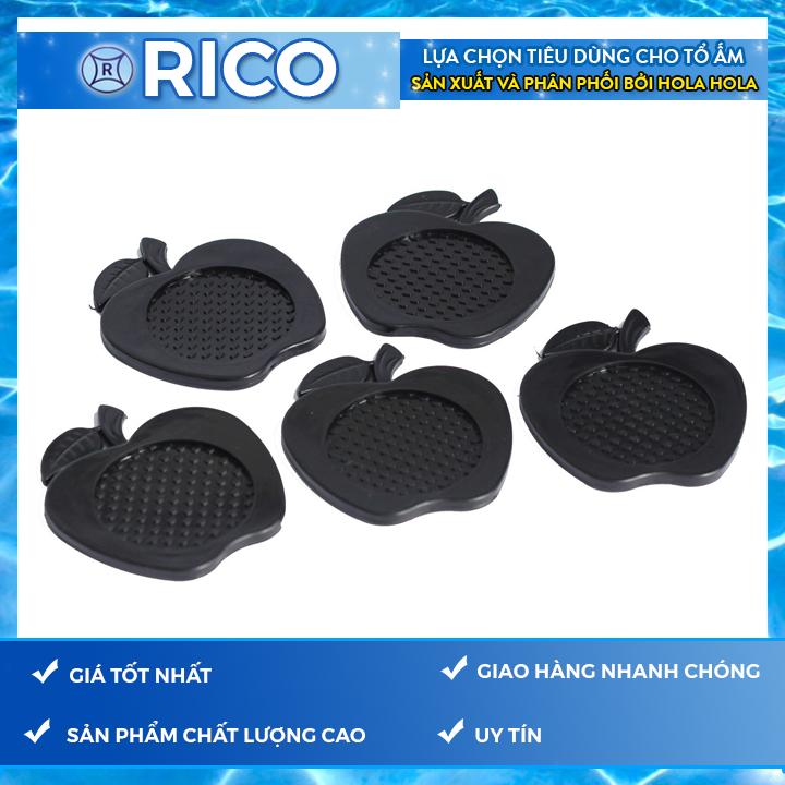 Bộ 5 miếng đế lót ly hình trái táo Rico