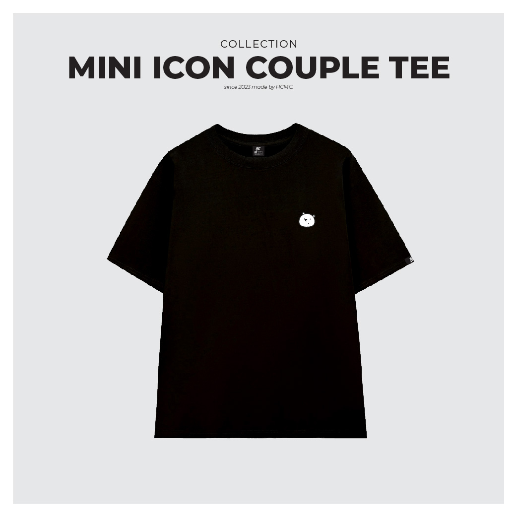 Áo thun thêu unisex broken bear yeet tee 100% cotton oversize local brand | đen