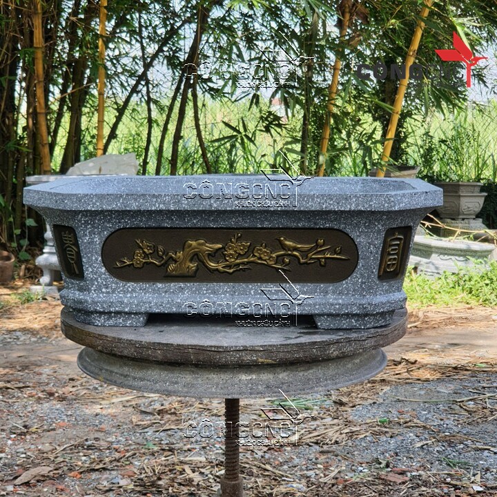 Khuôn chậu nhựa giá rẻ Chữ Nhật Vác Góc 35