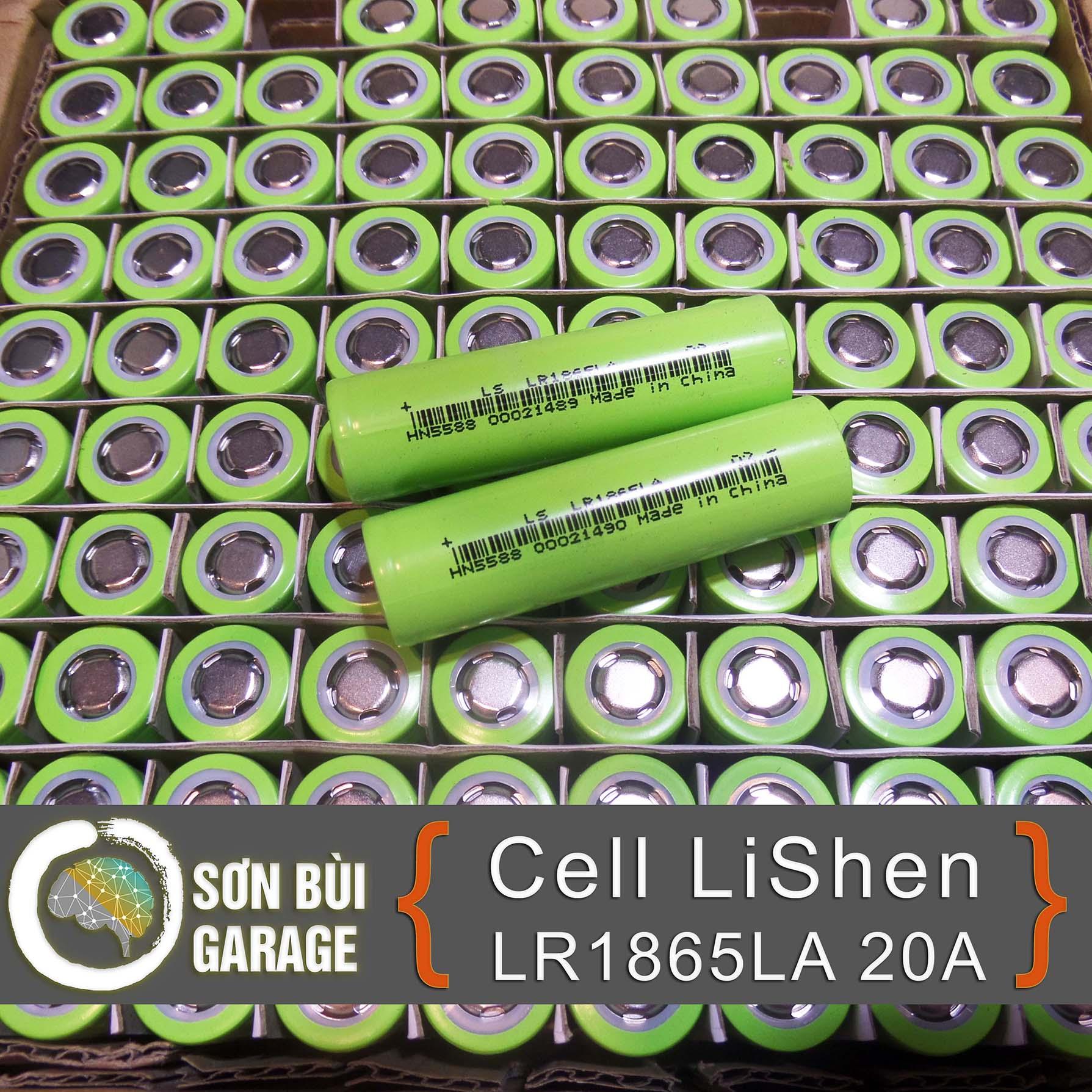 Sale 15 Cell Pin 18650 LiShen (LS) -Li-ion LR1865LA 2200mAh - Dòng Xả cao 20A - Chuyên dùng cho pin máy khoan và Dụng Cụ Cầm Tay.