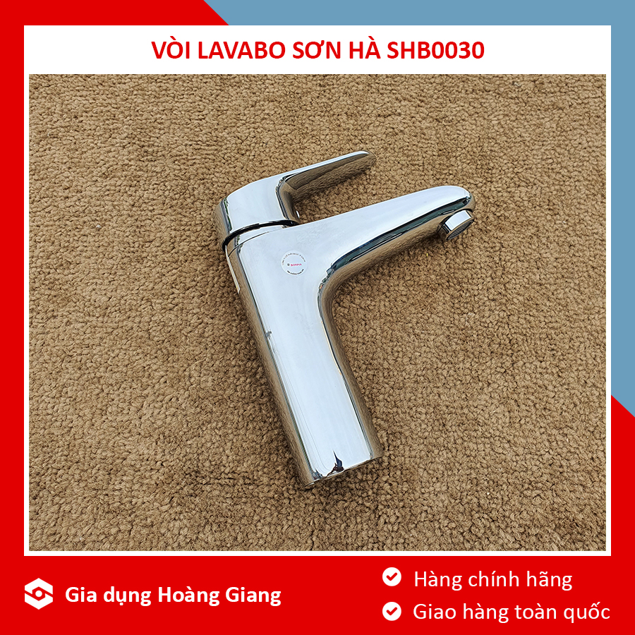 Vòi lavabo nóng lạnh Sơn Hà SHB0030 chính hãng