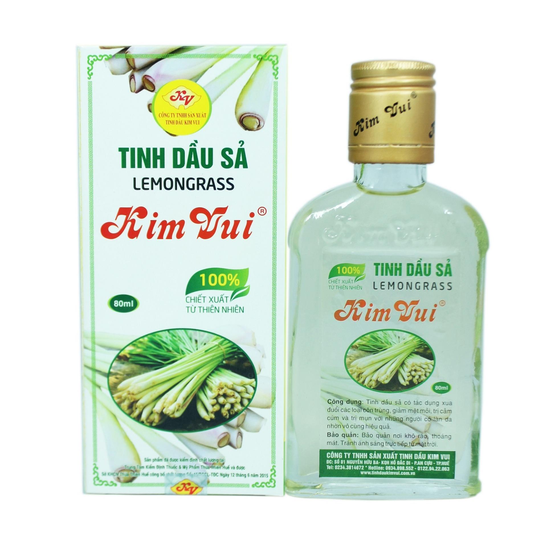 Tinh dầu sả kim vui 80ml