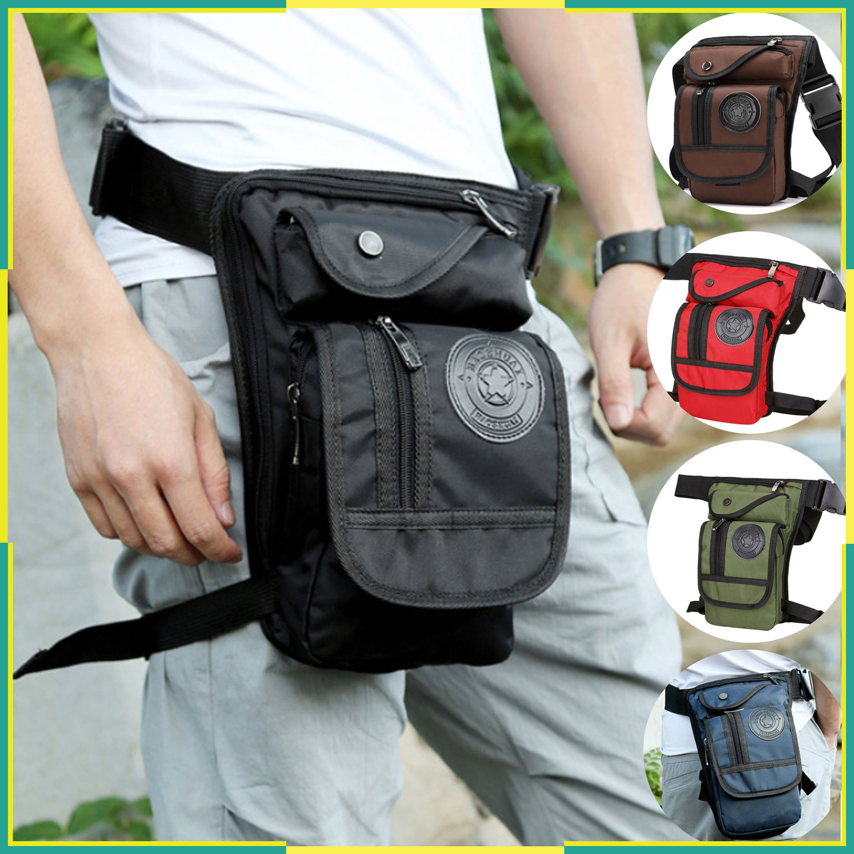 Túi Đeo Hông - Đeo Đùi -  Đeo Chéo Đa Năng - Chuyên Dụng Tactical