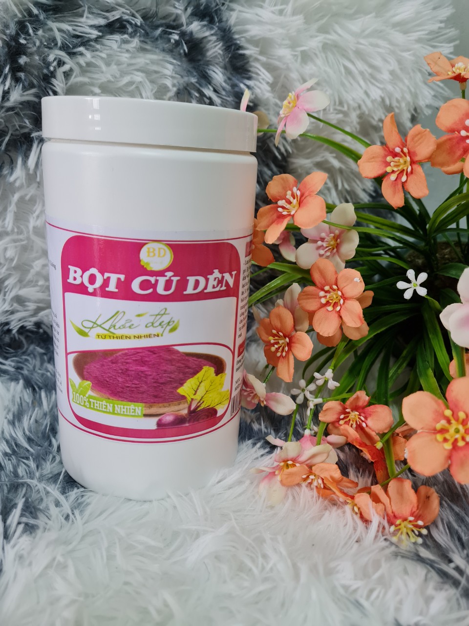 Bột củ dền nguyên chất sấy lạnh dalahouse 3g bột tạo màu tự nhiên
