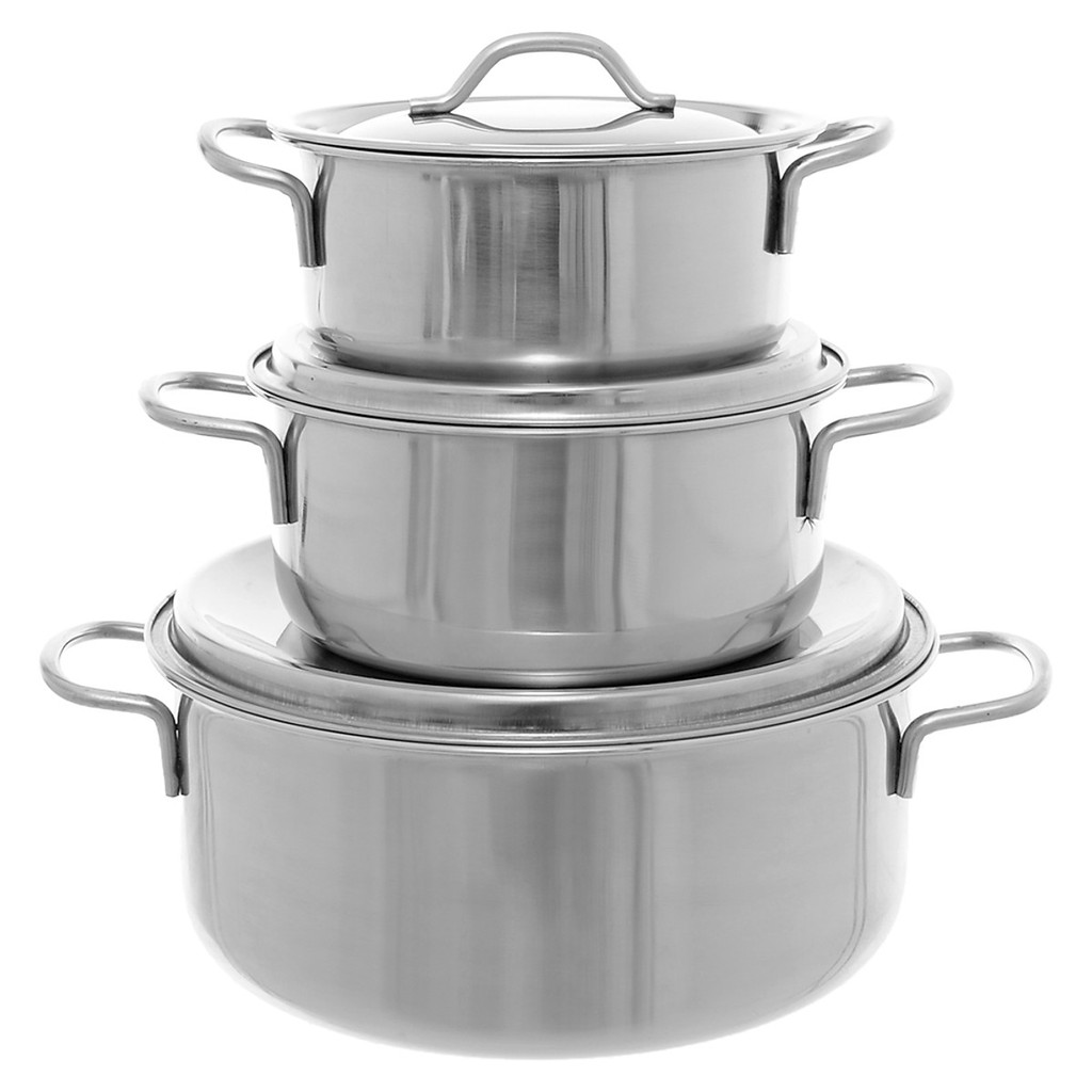 [HCM]Bộ nồi inox Homeeasy INQD-B3-H5950
