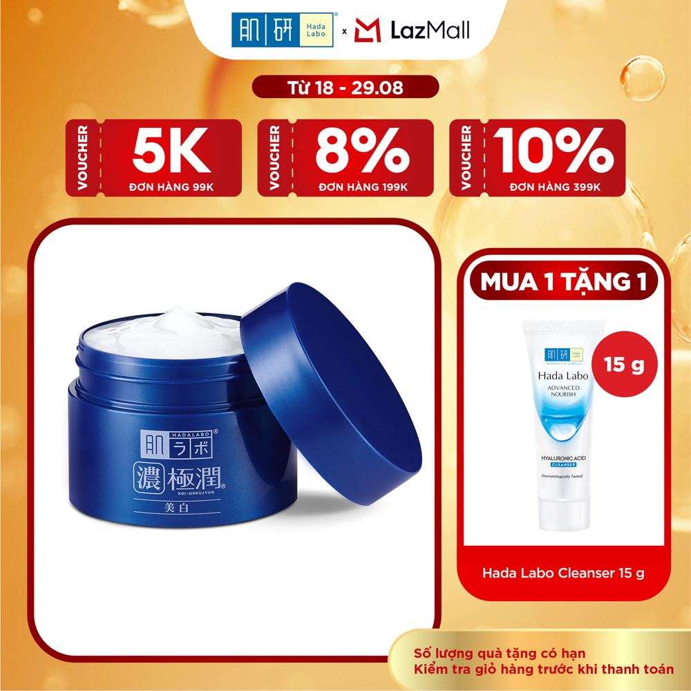 Kem dưỡng trắng dạng gel Hada Labo Koi-Gokujyun Whitening Perfect Gel 100g