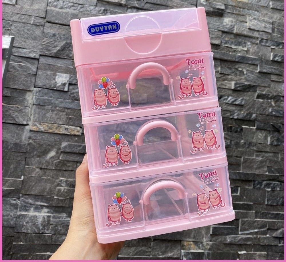 Tủ nhựa mini duy tân 5 tầng để bàn