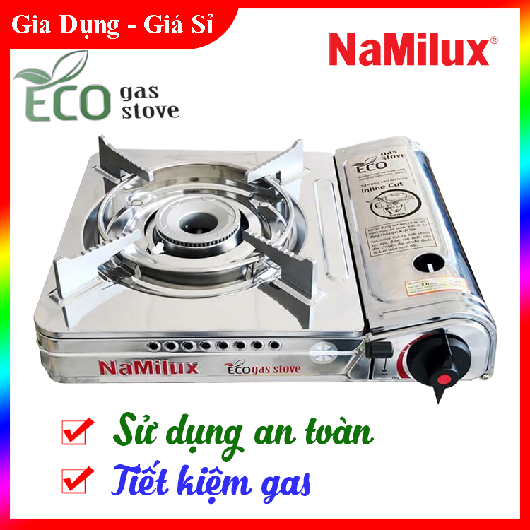 Bếp ga mini Namilux NA-199AS-VN 100% inox cao cấp (chống cháy nổ)