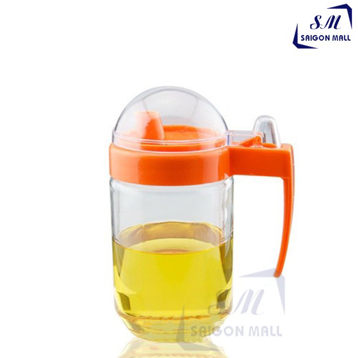 Bình chiết rót bằng thủy tinh nắp nhựa 510 có nắp che đậy bình chiết rót bình đựng pha chế thủy tinh bình đựng nước mắm bình thủy tinh đựng chất lỏng