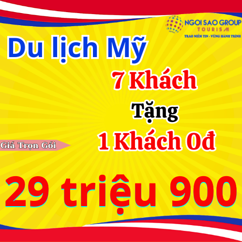 Tour Du Lịch Mỹ Bờ Tây - Siêu Tiết Kiệm Giá 29 triệu 900