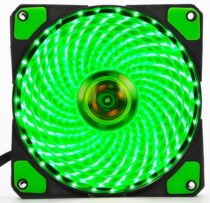 Fan 12cm LED 33 Bóng xanh chuối tặng ốc vít kèm theo