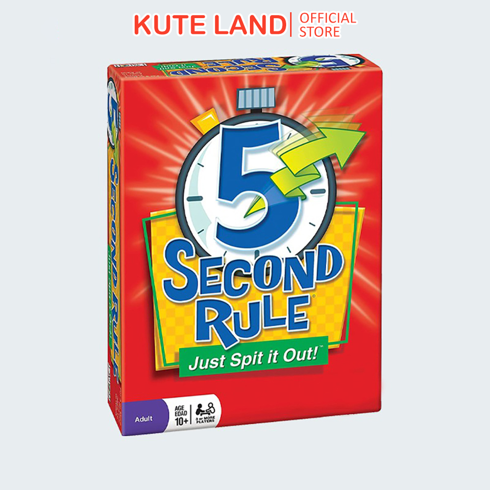 5 second rule game bộ đồ chơi thẻ bài board game 5 giây