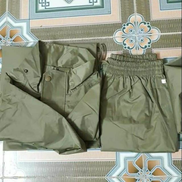 bộ áo mưa Vĩnh Tiến màu đất ( hàng cam kết chính hãng)