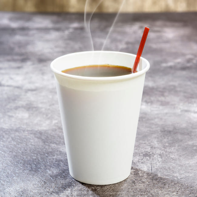 50 Ly giấy 9oz 270ml Đựng cafe nóng - Có lựa chọn kèm nắp