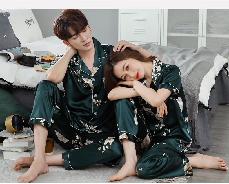 Đồ Ngủ Lụa Satin Cao Cấp 42-85kg ✽ Bộ Mặc Nhà Khuy Dài Tay Ngắn Quả Mơ✽✿❊IVY632