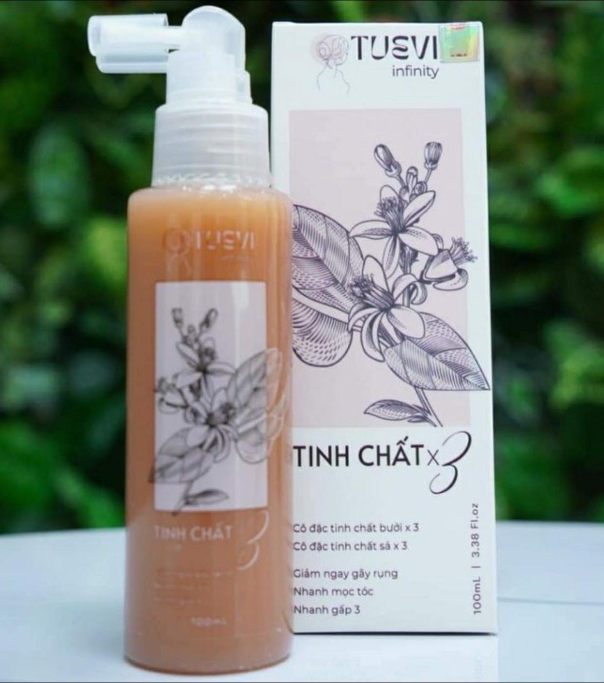 Xịt mọc tóc tinh chất sả bưởi tuệ vi infinity