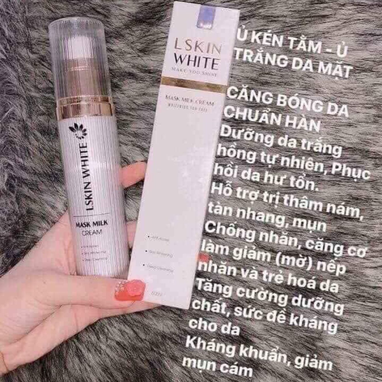 Ủ Trắng Da Kén Tằm chính hãng