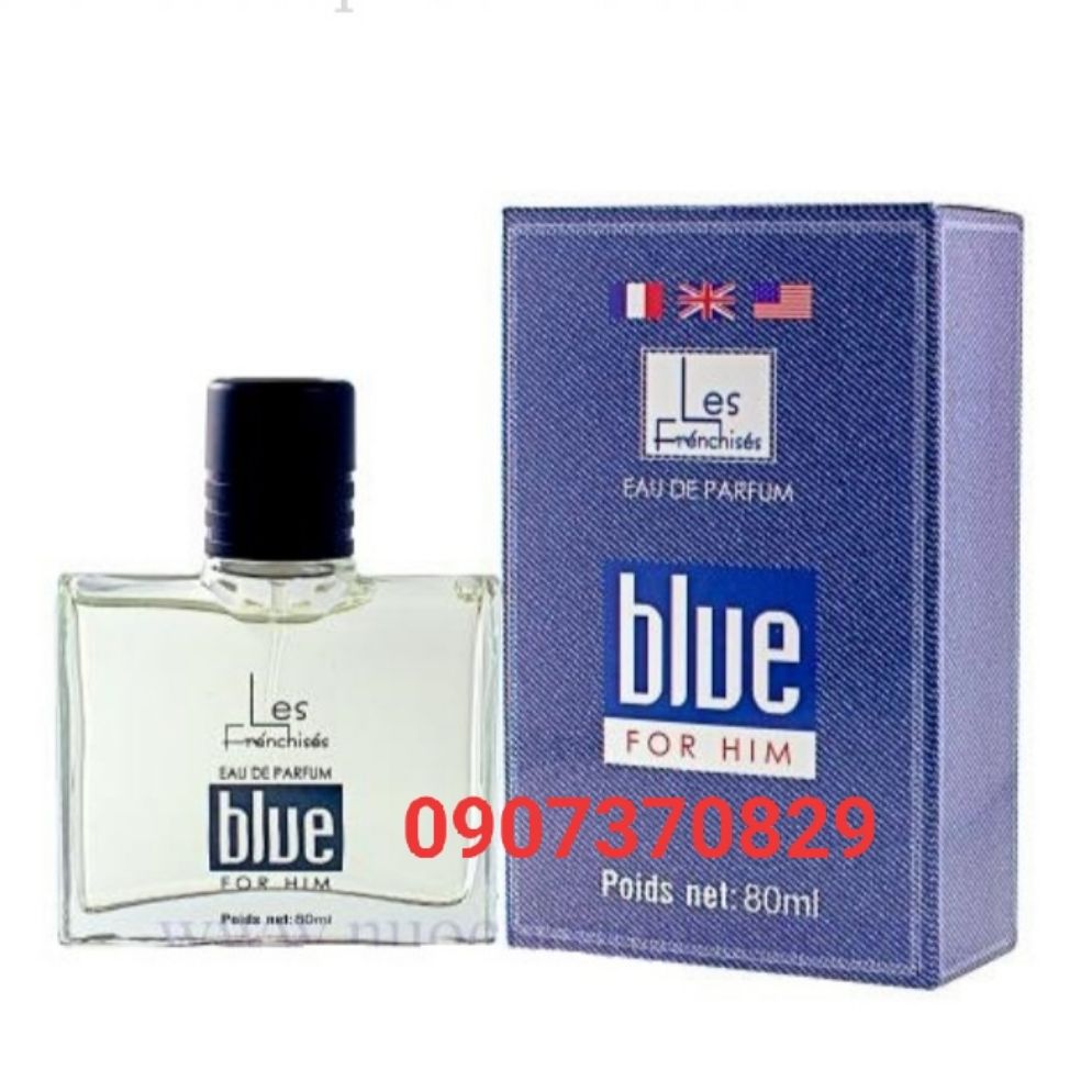 Nước hoa Blue For Him Les Frenchises 80ml