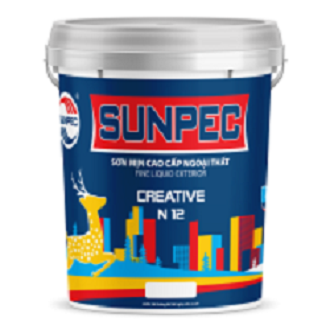 Sơn tường mịn ngoại thất cao cấp SUNPEC thùng 23kg